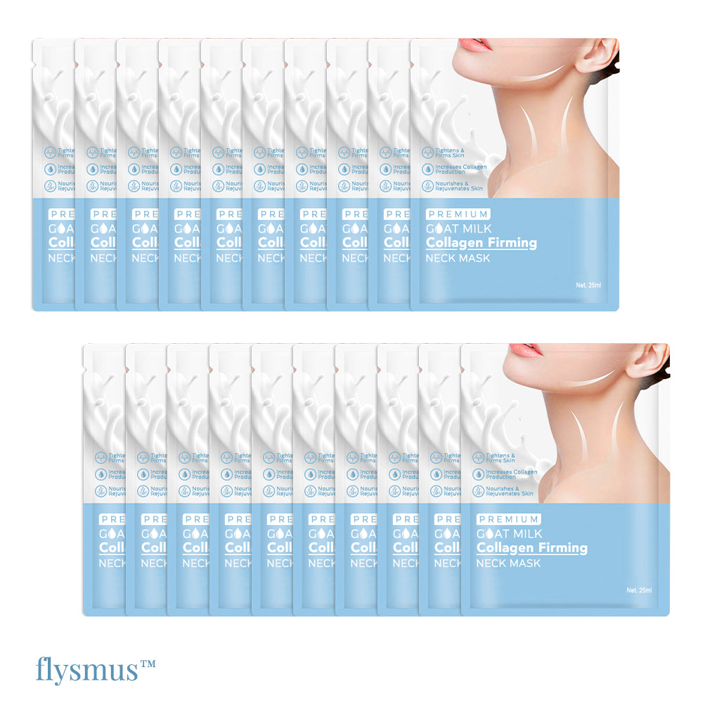 flysmus™ Premium Goat Milk Collagen Firming Neck Mask