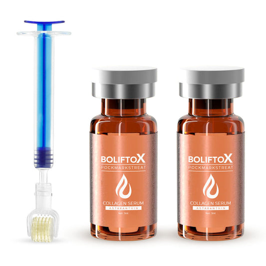 flysmus™ BoLiftox PockmarksTreat Collagen Astaxanthin Roller